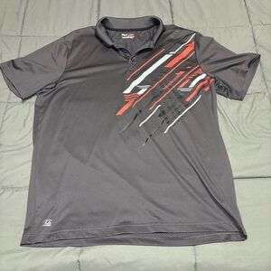 Fila Men's Grey‎ Short Sleeve Polo Golf Shirt Size XL NWOT